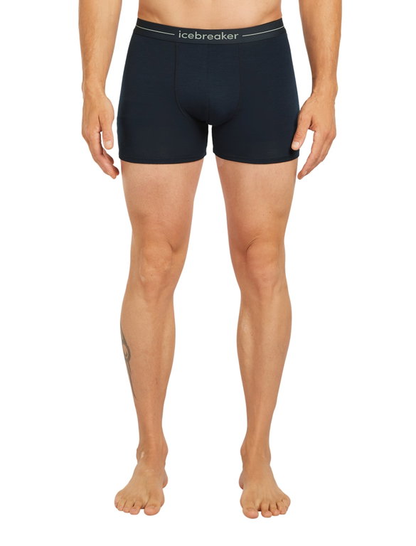 Icebreaker Boxershort Anatomica (Merinowolle) Unterwäsche midnight navyblau Herren